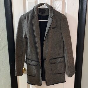 Banana Republic Gray and Black Jacket